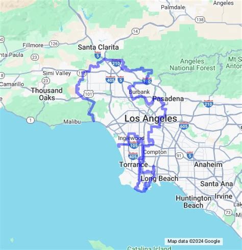 los angeles city limit|City of Los Angeles limits .